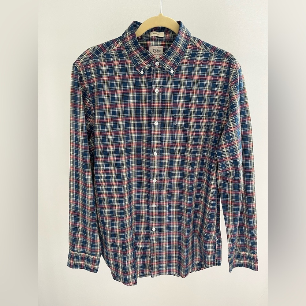 Men’s J. Crew chambray button down, Medium